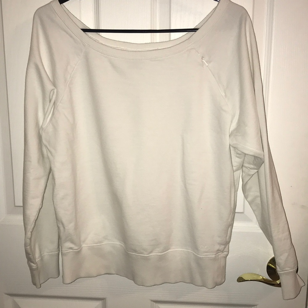 White nike crew neck